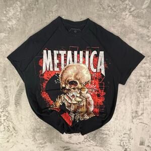 Metallica Fixxer Pushead punk grunge streetwear graphic tshirt mens Large